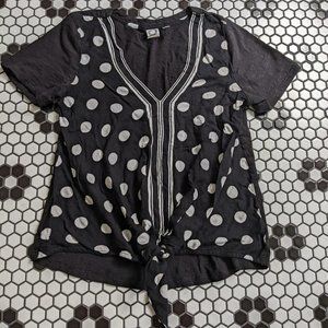 Anthropologie polka dottie T